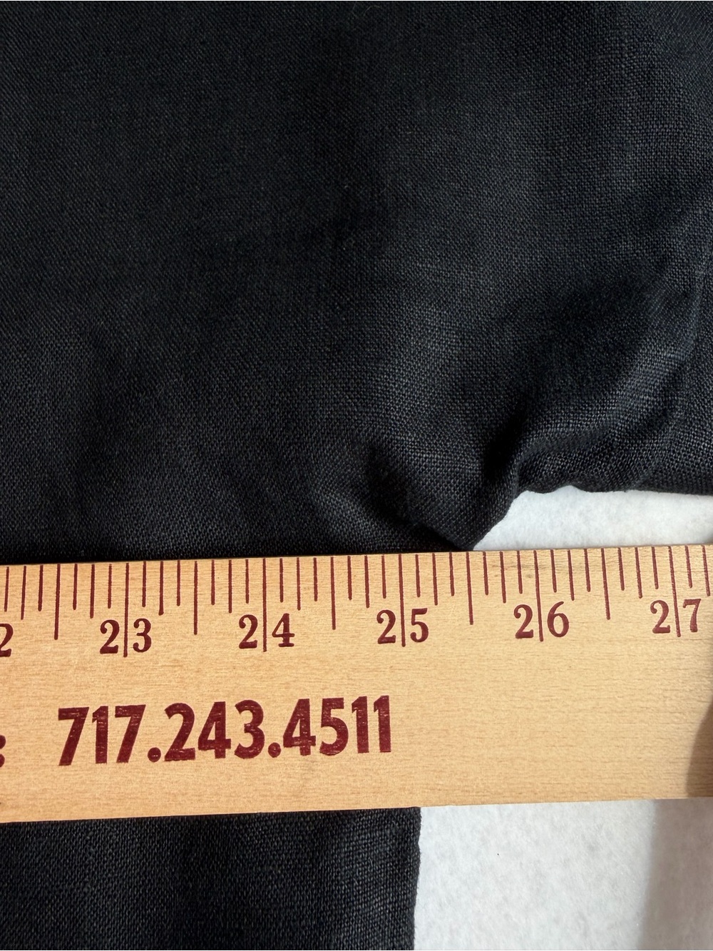 COS Oversized Linen Button Front Shirt Black Boxy Short Sleeve Women’s US 8 - Picture 10 of 11
